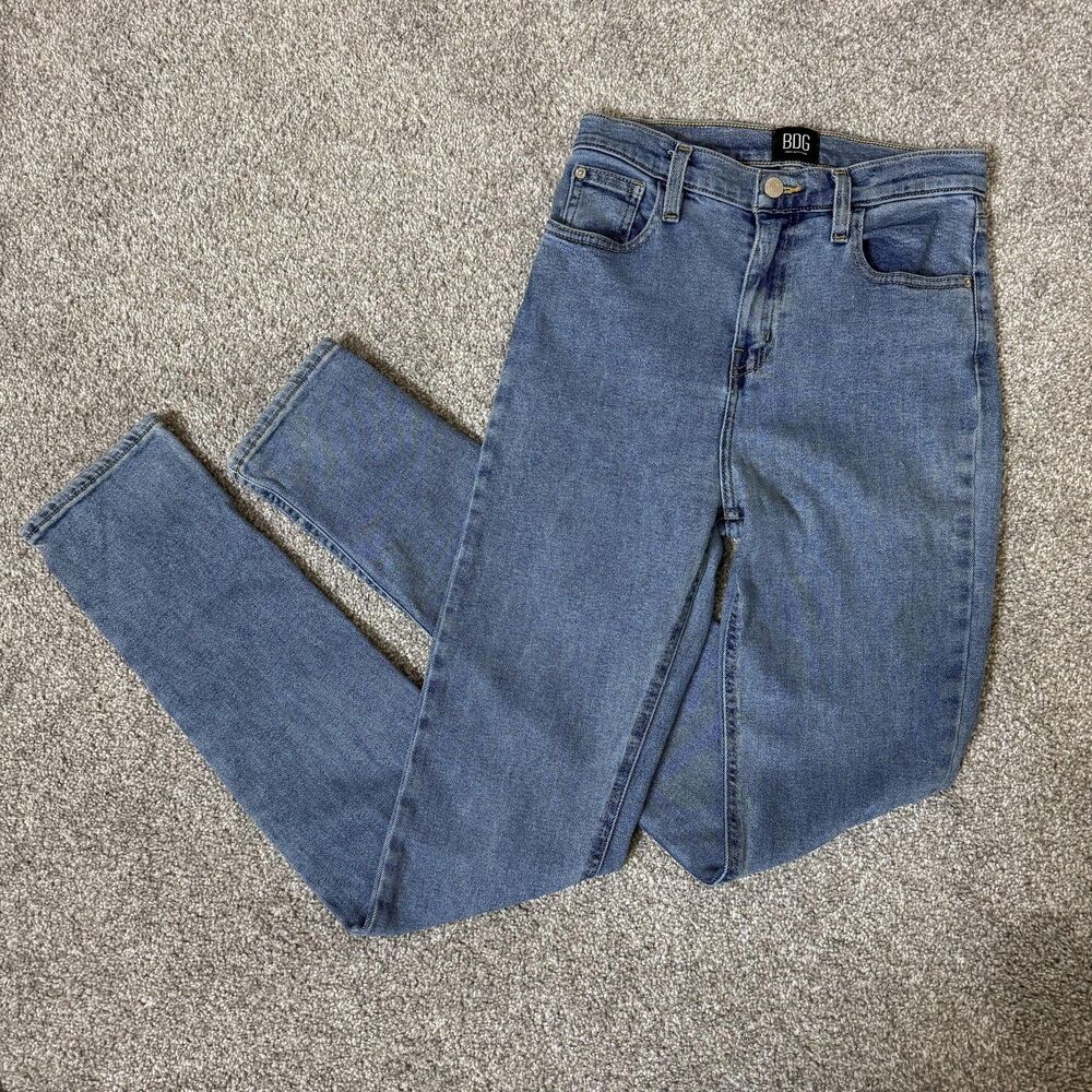 BDG Urban Outfitters Jeans Womens 26 Blue Girlfriend High Rise Skinny Denim